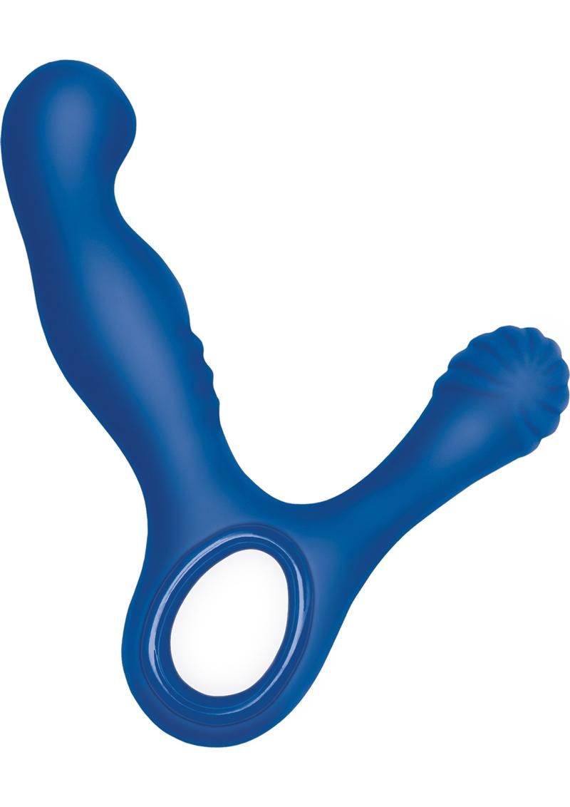 Renegade Revive Rechargeable Silicone Dual Stimulator Waterproof Blue