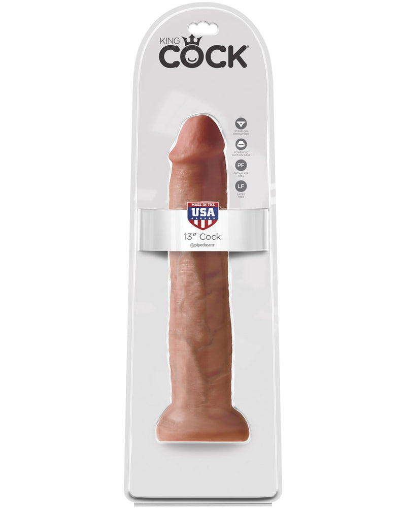 King Cock 13 Inch Cock - Tan