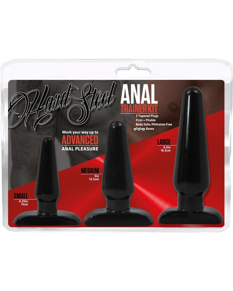 Hard Steel Anal Trainer Kit