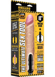 Drilldo Dildo Vac U Lock Compatible Drilldo Bit Dong Skin 10 Inch