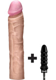 Drilldo Dildo Vac U Lock Compatible Drilldo Bit Dong Skin 10 Inch