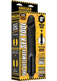 Drilldo Dildo Vac U Lock Compatible Drilldo Bit Dong Black 10 Inch