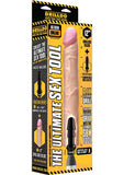 Drilldo Dildo Vac U Lock Compatible Drilldo Bit Dong Skin 12 Inch
