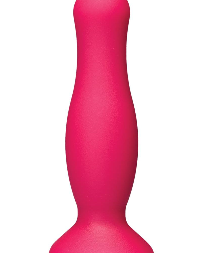 Tapón anal de silicona American Pop Mode de 4 pulgadas en color rosa