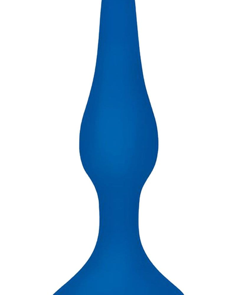 Plug and Play Bishop Silicone Butt Plug Waterproof Blue