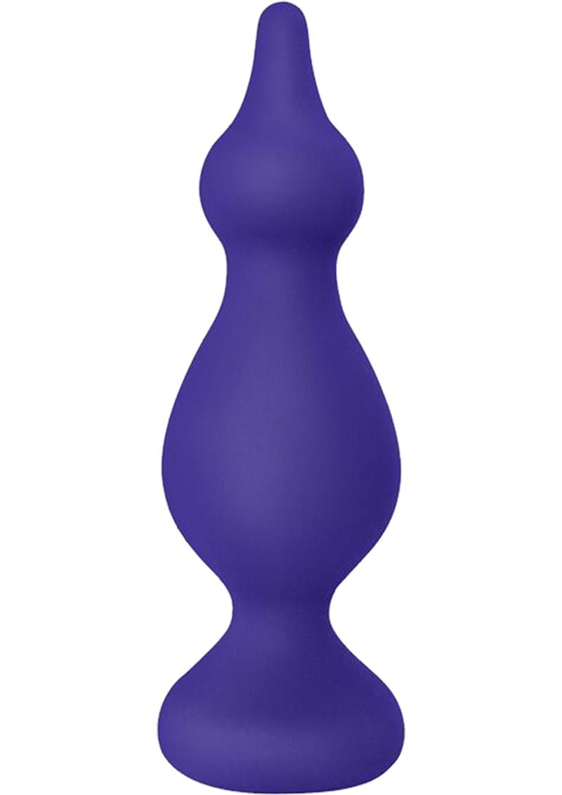 Plug and Play Spire Silicone Butt Plug Waterproof Plum