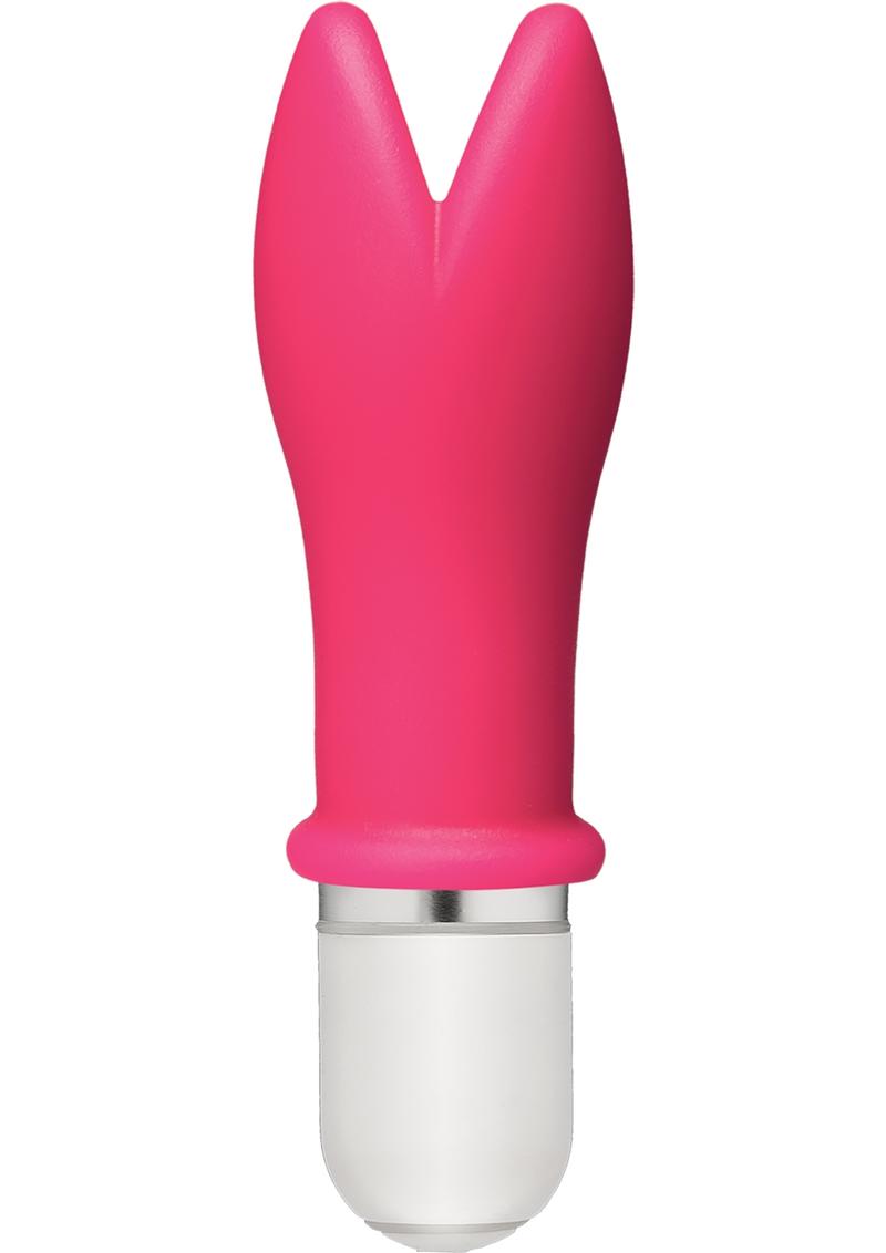 American Pop Whaam 10 Function Silicone Vibrator With Sleeve Waterproof Pink 3.5 Inch