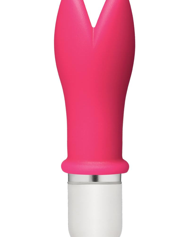 American Pop Whaam 10 Function Silicone Vibrator With Sleeve Waterproof Pink 3.5 Inch