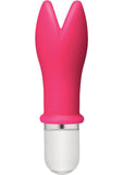 American Pop Whaam 10 Function Silicone Vibrator With Sleeve Waterproof Pink 3.5 Inch