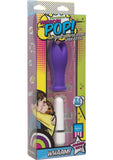 American Pop Whaam 10 Function Silicone Vibrator With Sleeve Waterproof Purple 3.5 Inch