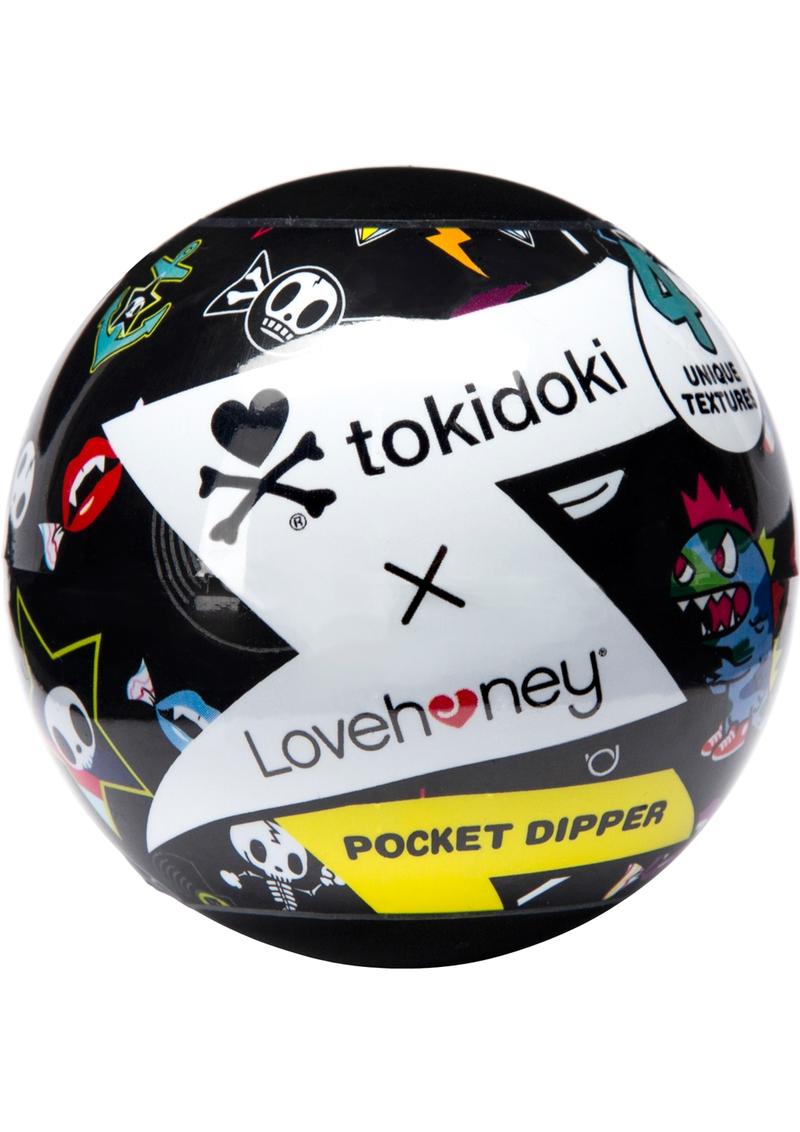 Tokidoki Pocket Dipper Pleasure Cup Bones Texture Clear