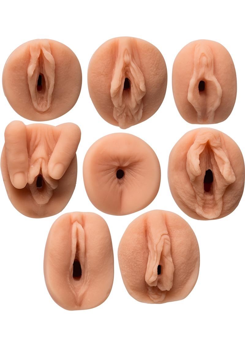 Juego de colección de estrellas porno All Star Gang Bang - Piel (kit de 8 piezas)