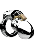 Master Series Incarcerator Adjustable Locking Chastity Cage Stainless Steel