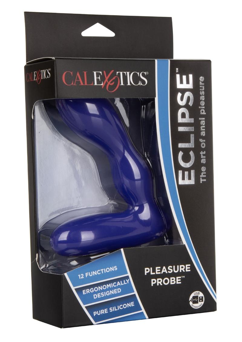 Silicone Wireless Pleasure Probe USB Rechargeable Waterproof Blue