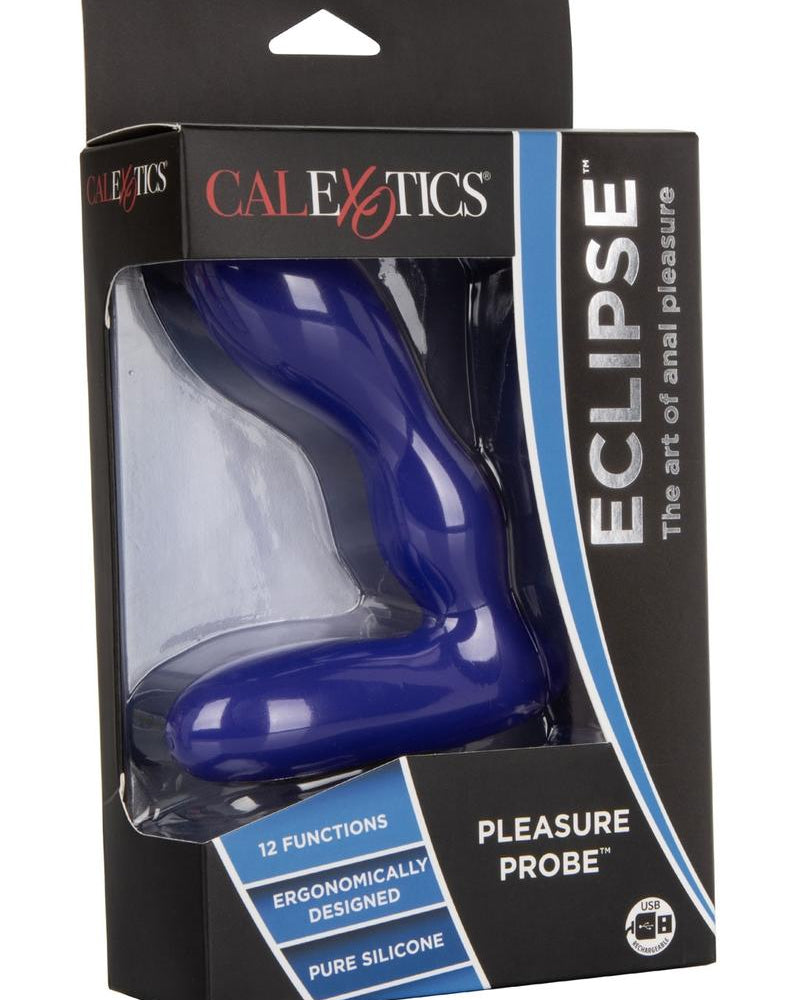 Silicone Wireless Pleasure Probe USB Rechargeable Waterproof Blue