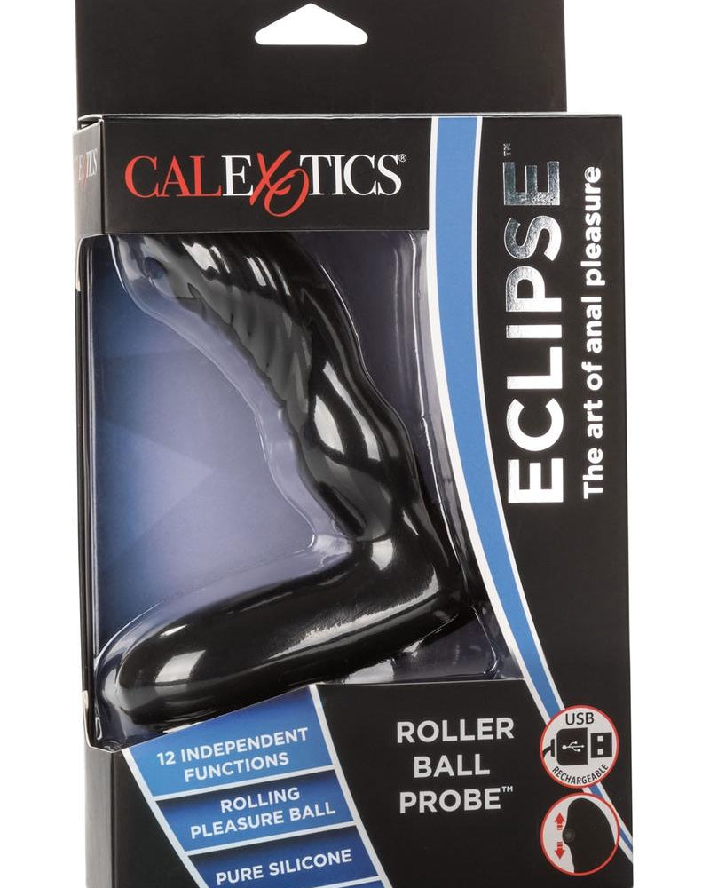 Silicone Wireless Pinpoint Probe USB Rechargeable Anal Vibe Waterproof Black