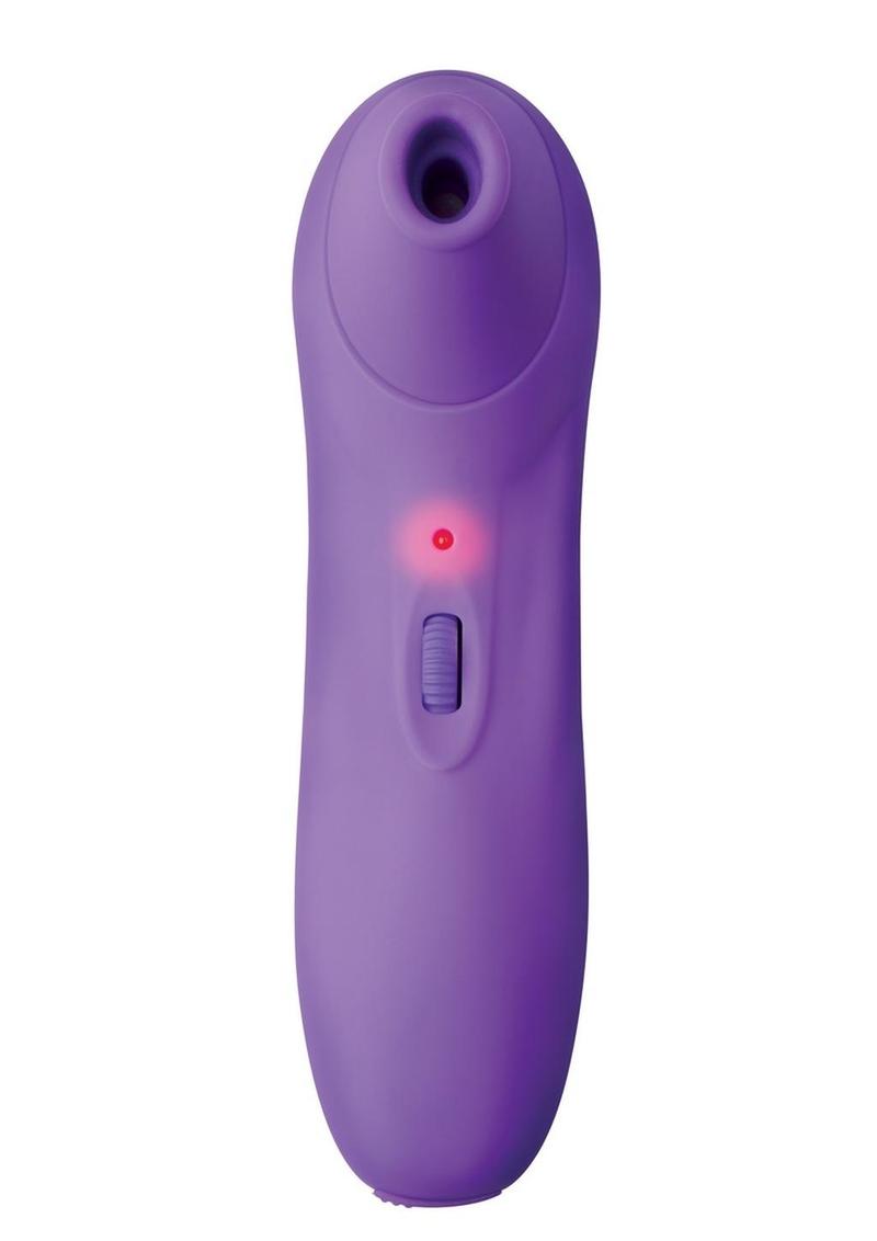 Inmi Shegasm Focused Clitoral Stimulator Silicone Suction USB Rechargeable Vibrator Purple 7 Inch