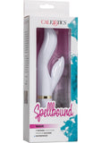 Vibrador doble de silicona Spellbound Wave, resistente al agua, color blanco