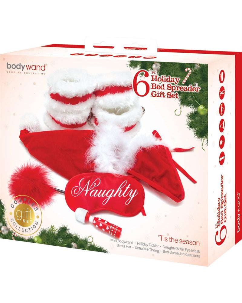 Set de regalo de 6 piezas de cubrecamas para vacaciones de la colección Couples de Bodywand