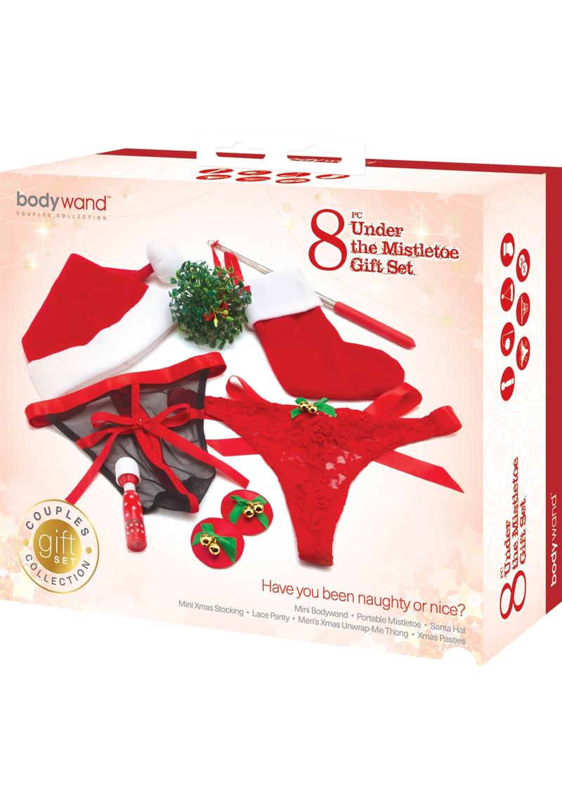 Set de regalo de 8 piezas de la colección para parejas Bodywand Under The Mistletoe