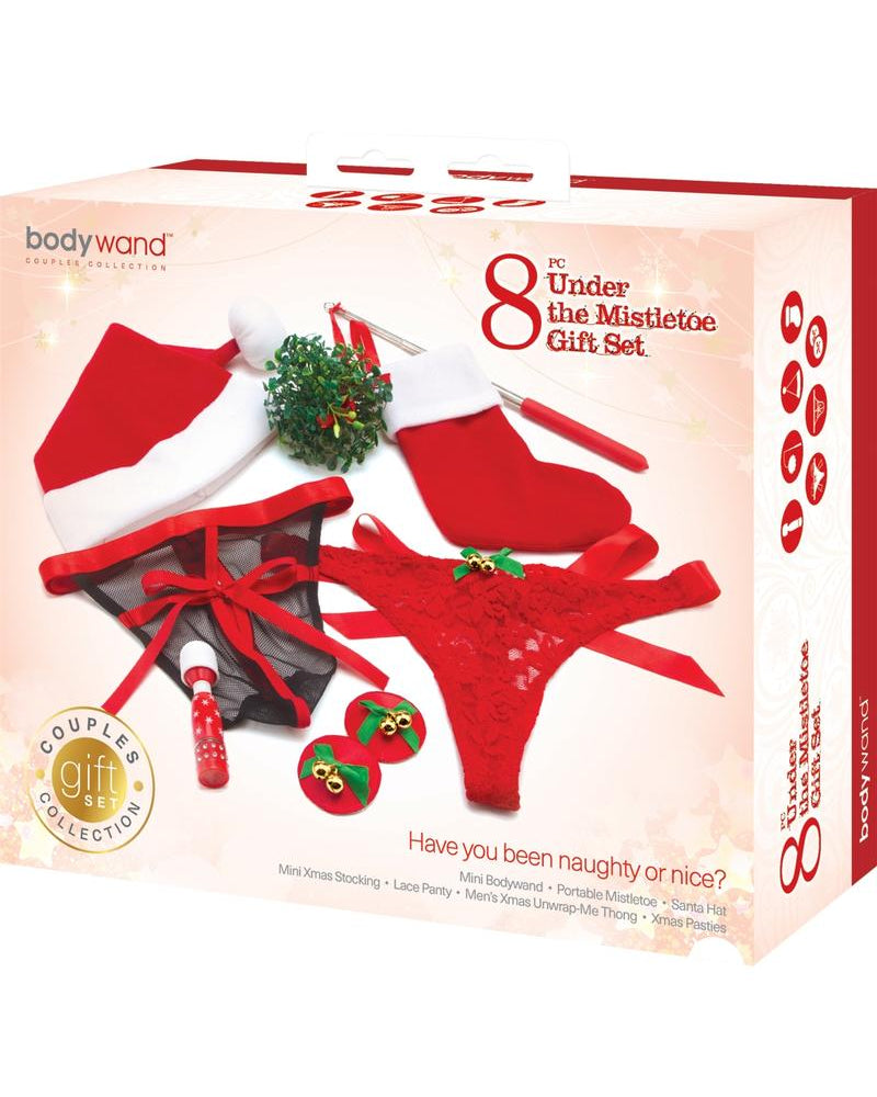 Set de regalo de 8 piezas de la colección para parejas Bodywand Under The Mistletoe