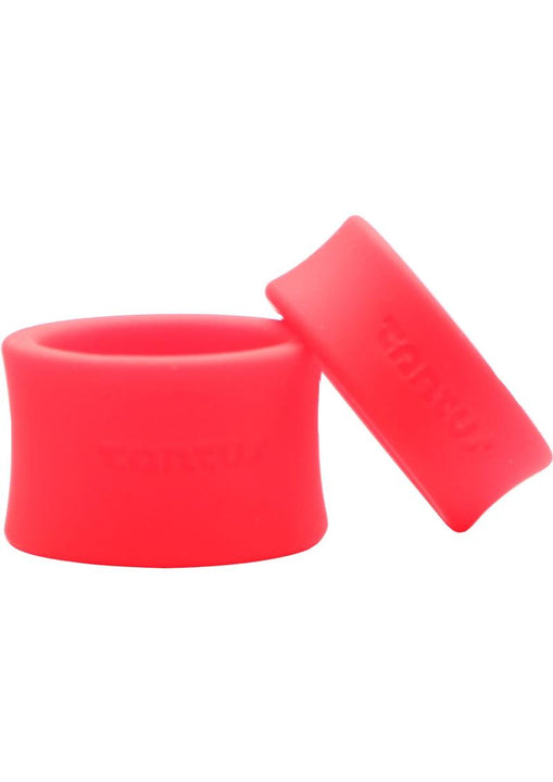 Estiramiento de pelotas de silicona rojo