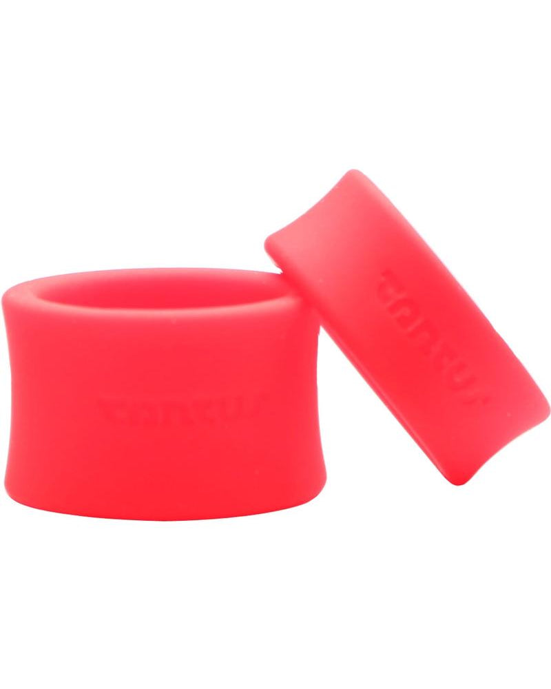 Estiramiento de pelotas de silicona rojo