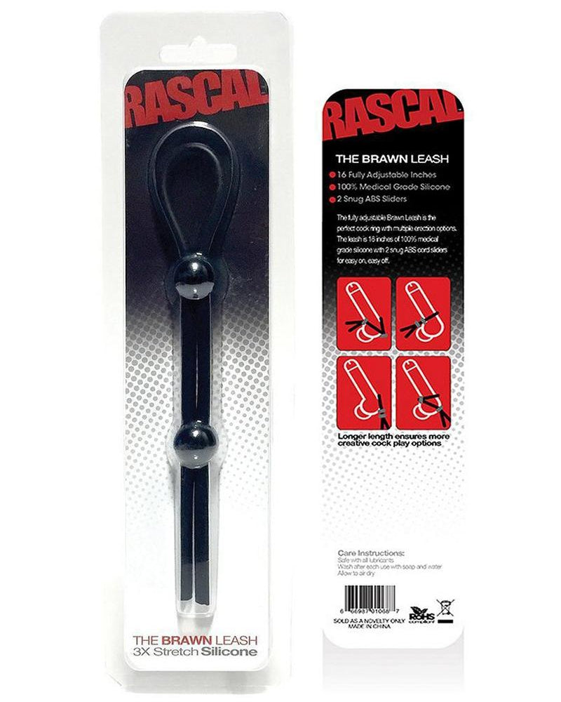 Correa para gallo Rascal The Brawn de silicona elástica, resistente al agua, color negro, 3 unidades