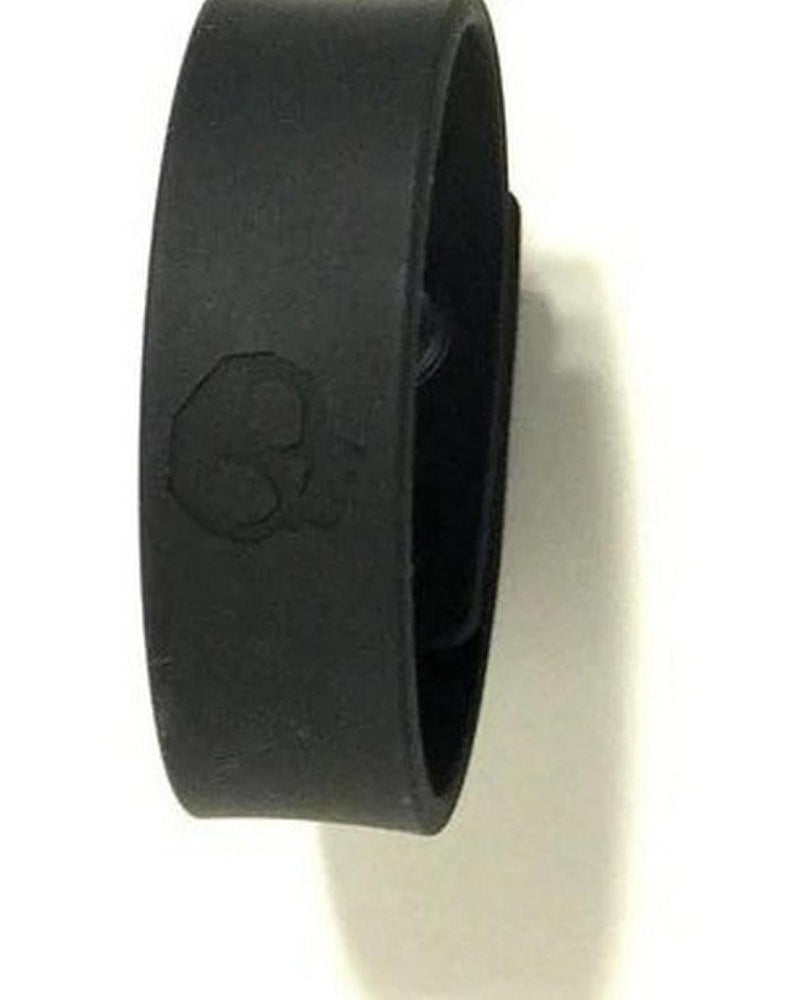 Correa de silicona para pelota Boneyard con 3 anillos de retención, color negro