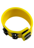 Bone Yard Silicone Ball Strap Stretcher With Snaps Yellow 1.5 Inch Wide