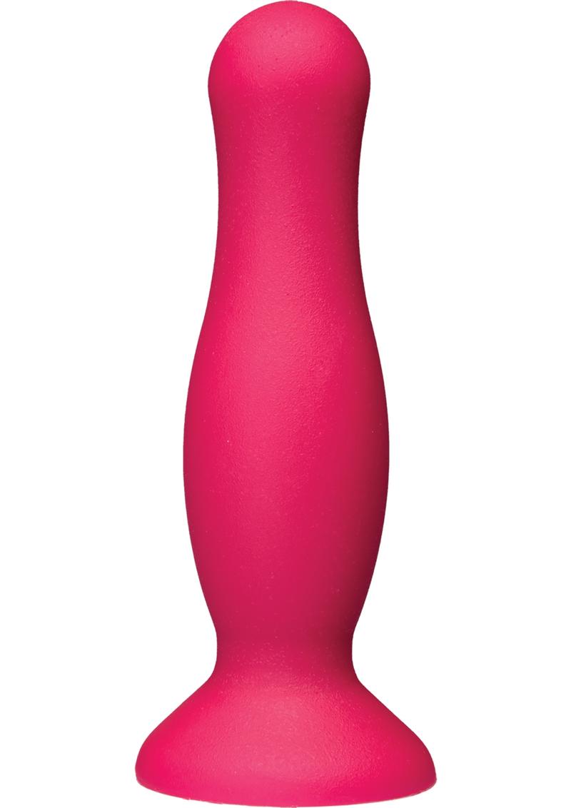 American Pop Mode Silicone Anal Plug Pink 5 Inch