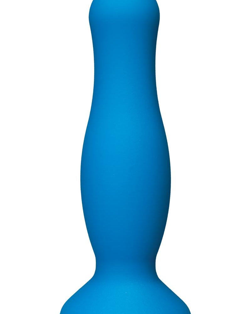 Plug anal de silicona American Pop Mode azul de 5 pulgadas