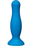 American Pop Mode Silicone Anal Plug Blue 5 Inch