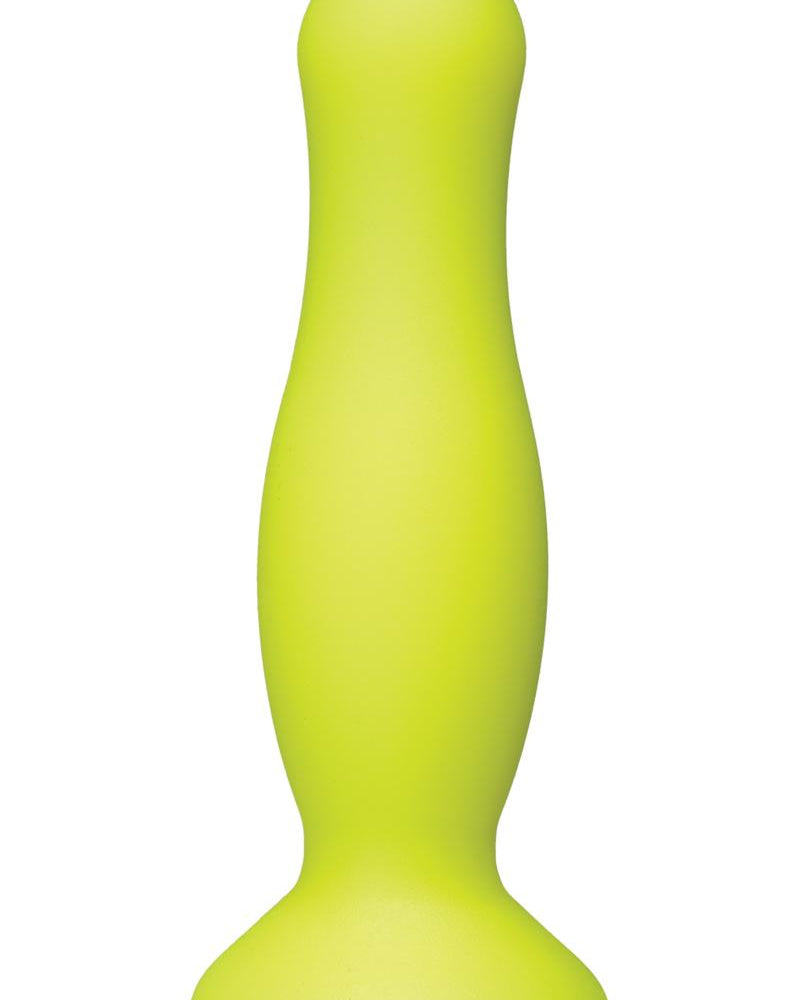 Plug anal de silicona American Pop Mode amarillo de 5 pulgadas