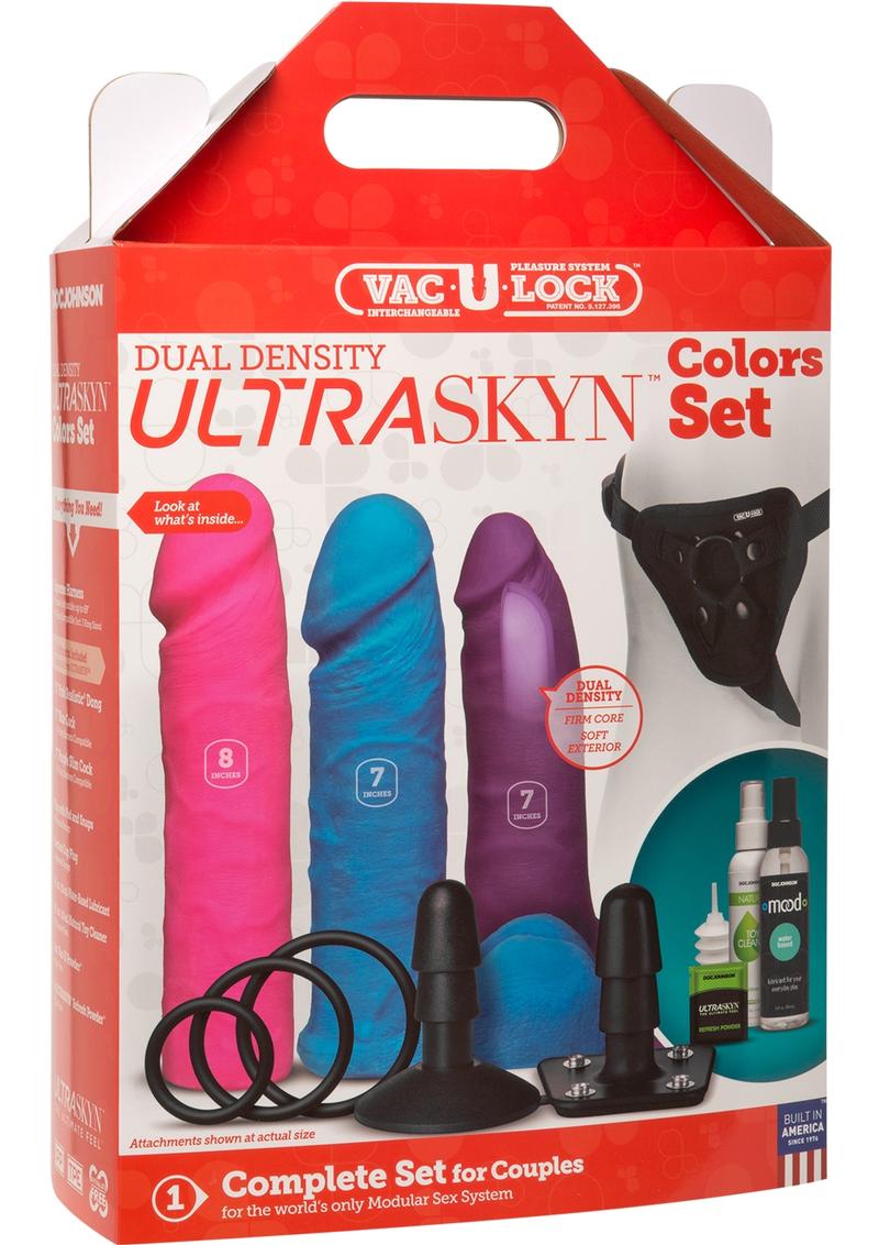 Juego de colores Vac U Lock de doble densidad UltraSkyn, varios colores y tamaños