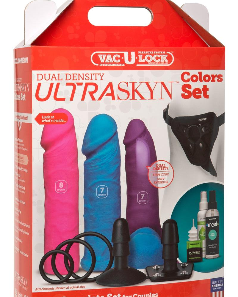 Juego de colores Vac U Lock de doble densidad UltraSkyn, varios colores y tamaños