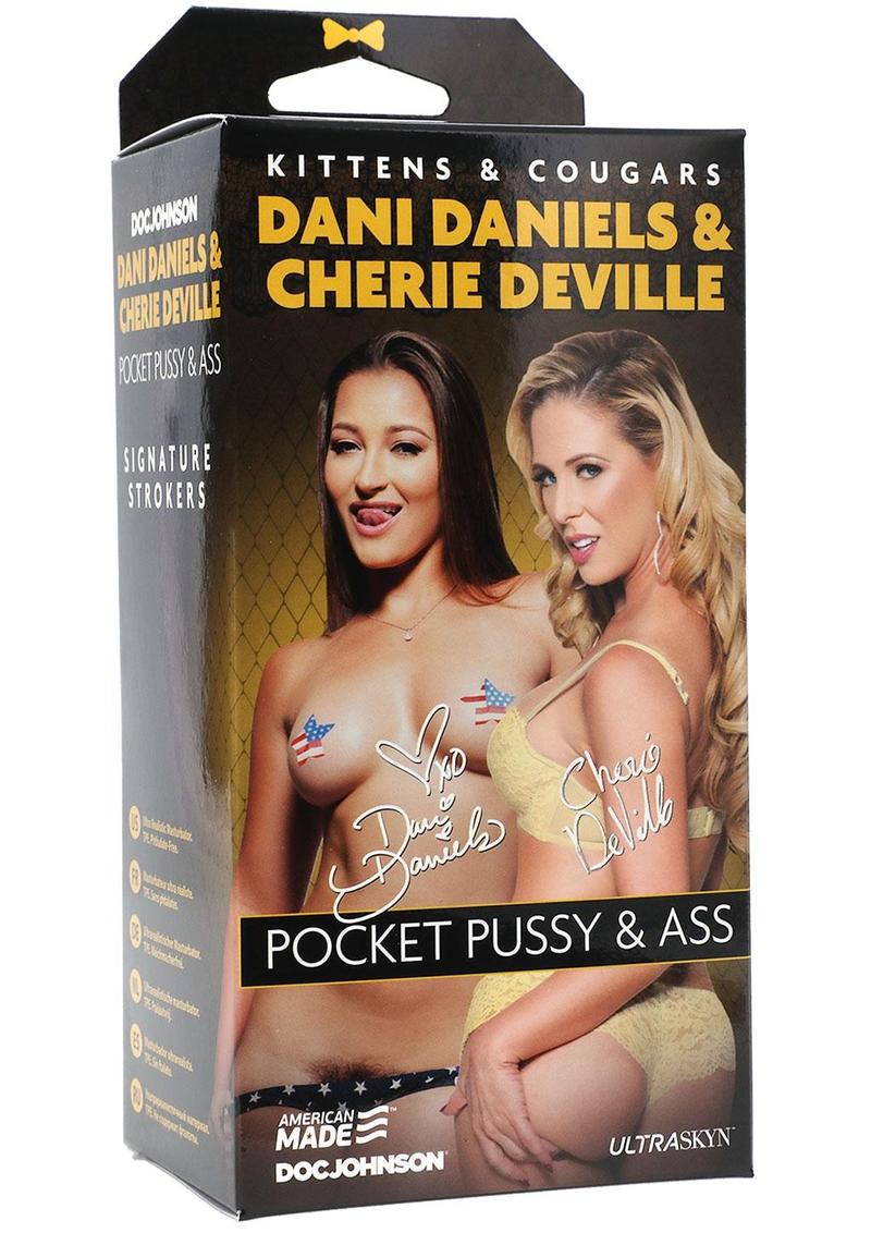 All Star Porn Stars - Dani Daniels and Cherie DeVille Double End Pussy and Ass Stroker