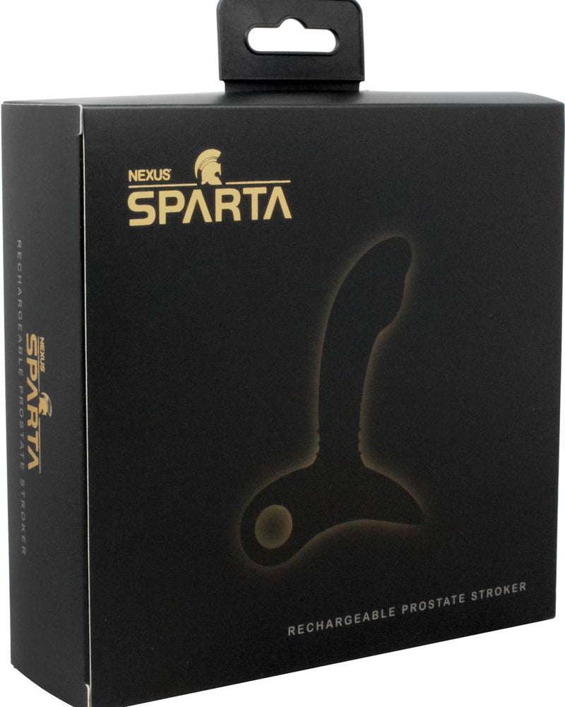 Nexus Sparta Rechargeable Prostate Stroker Silicone Probe Waterproof Black