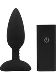 Tapón vibrador con control remoto Ace, tamaño pequeño, color negro