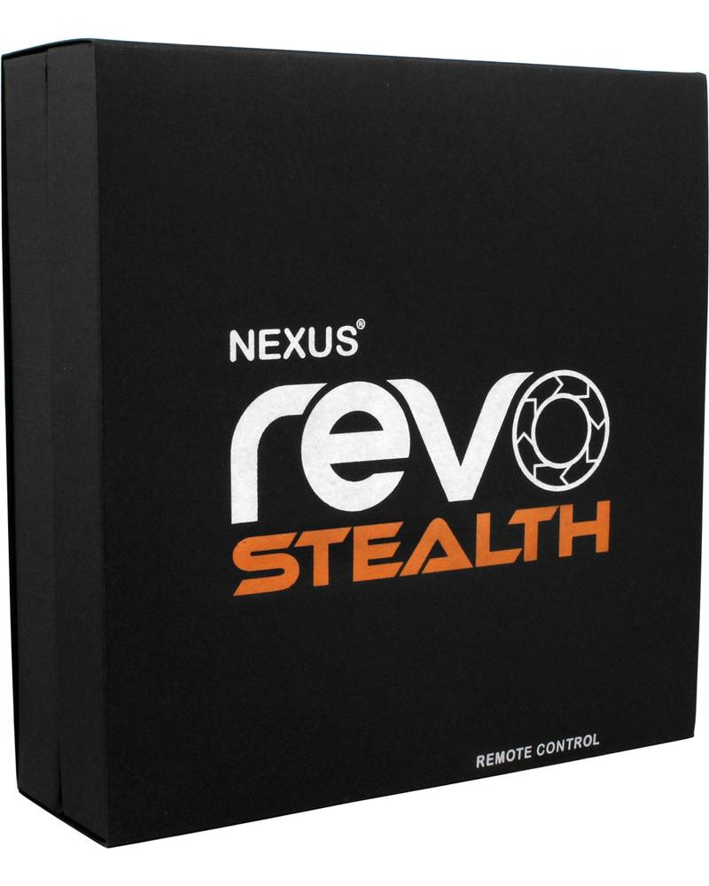 Nexus Revo Stealth USB Recharged Silicone Rotating Prostate Massager With Wireless Remote Control Black