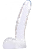 Pene realista Wet Dreams Crystal Stallion transparente de 6,5 pulgadas