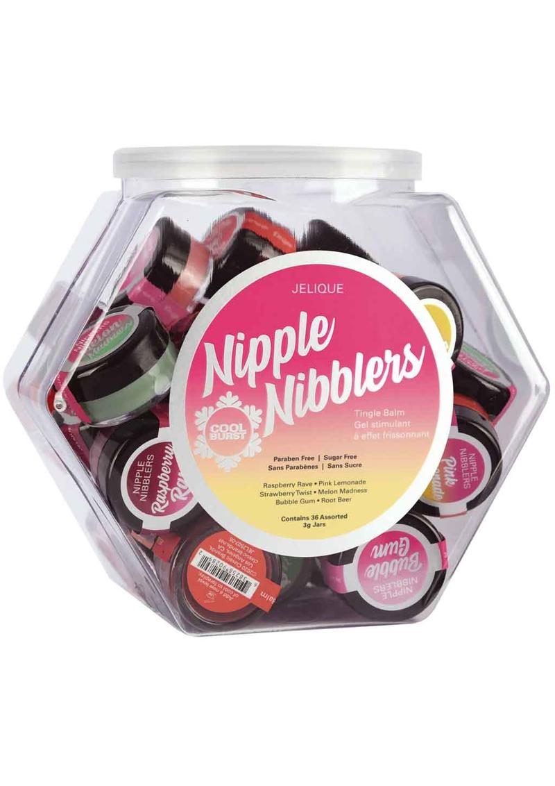 Nipple Nibblers Tingle Balm Assorted Flavors 36 Each Per Bowl