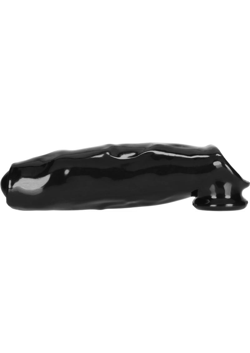 Funda para pene Oxballs Miguel Cocksheath con ajuste ajustable, color negro