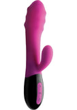 Inmi Pulsette 7x Vibrador recargable de silicona pulsante rosa