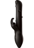 Bliss Aura Dual Motor USB Rechargeable Silicone Vibrator With Motion Beads Waterproof Black