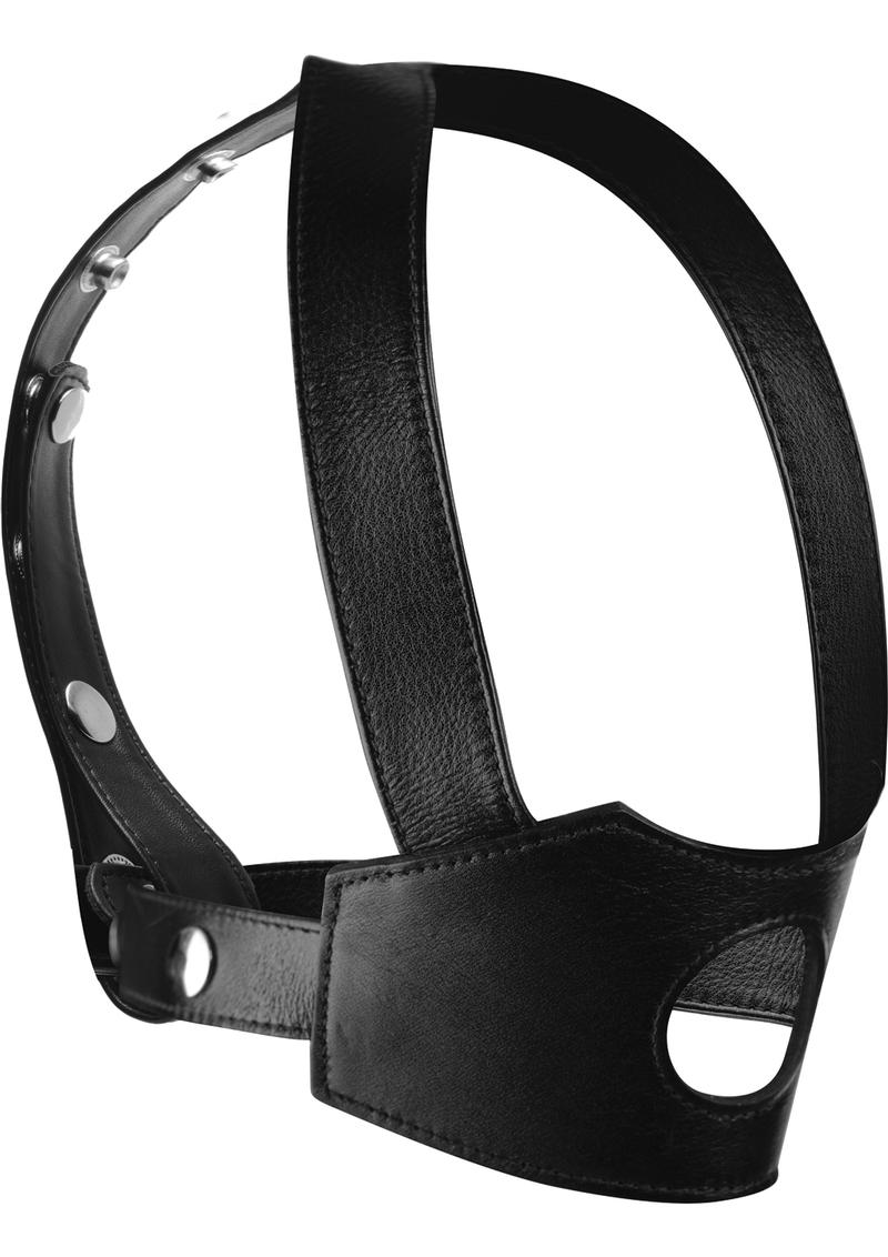 Master Series Face Fuk II Dildo Face Harness Black