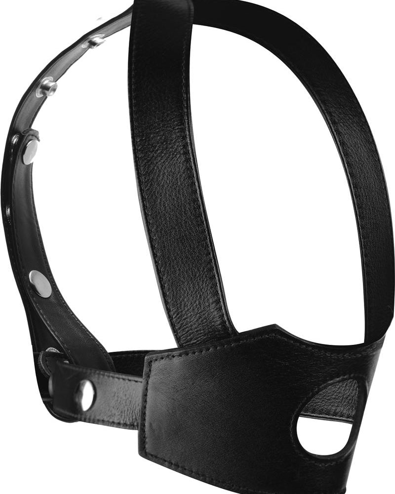 Master Series Face Fuk II Dildo Face Harness Black