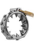 Anillo CBT de bloqueo con púas de metal de la serie Master Impaler