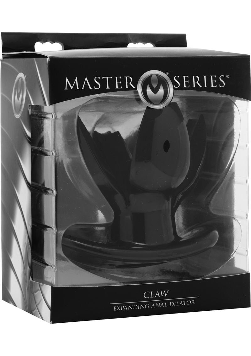 Dilatador anal expandible Master Series Claw, color negro