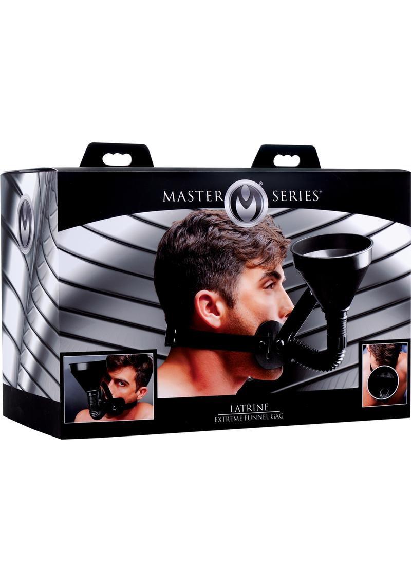 Master Series Latrine Extreme Funnel Gag Black